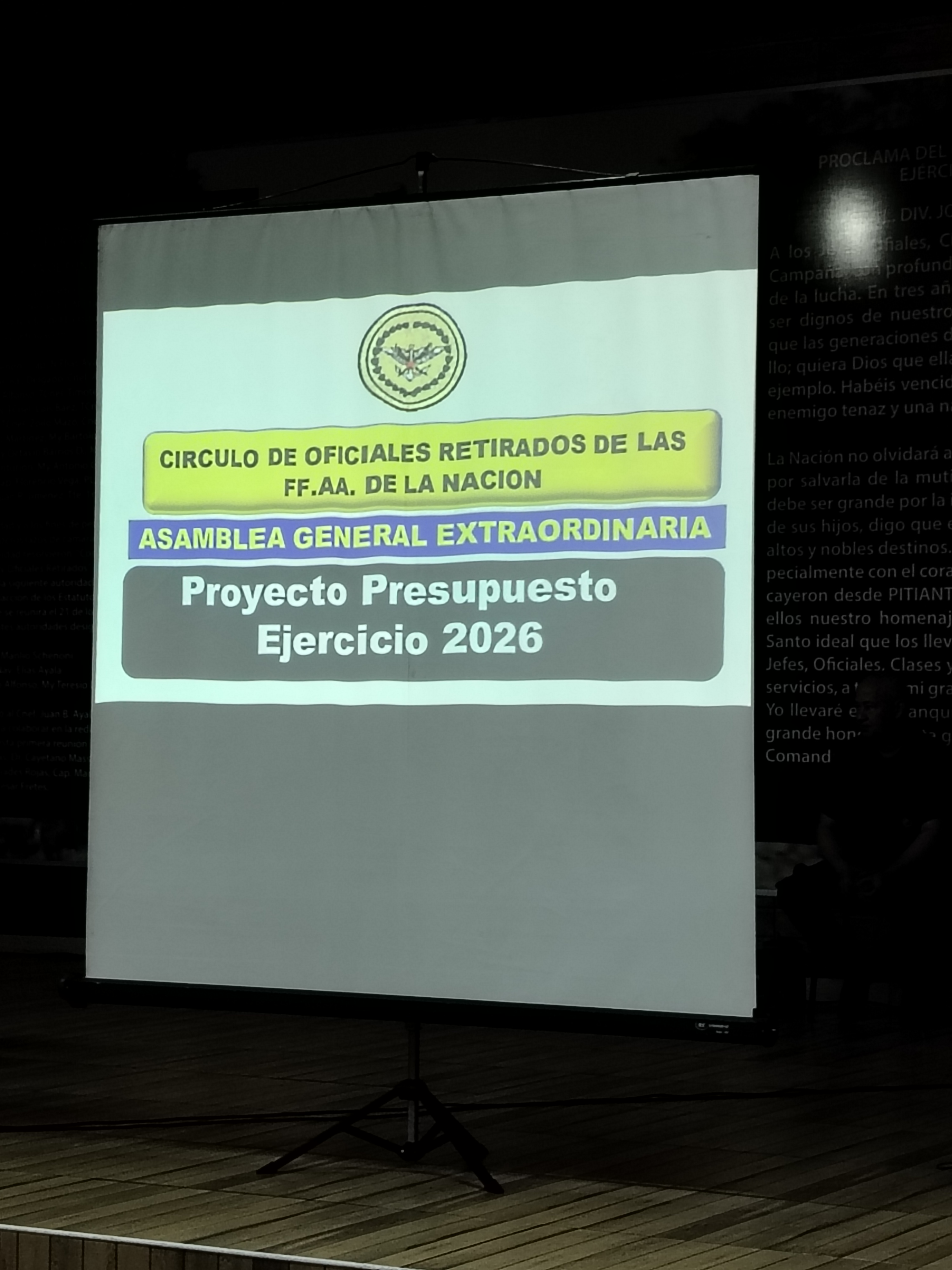 Asamblea Extraordinaria para aprobaciÃ³n del Presupuesto 2026
